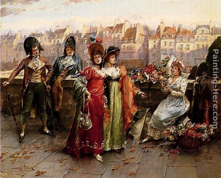 Henri Victor Lesur Flirtation